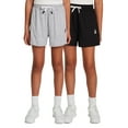 thumbnail image 1 of Reebok Girl’s Athletic Balance Gym Short, 2-Pack, Sizes 4-18, 1 of 13