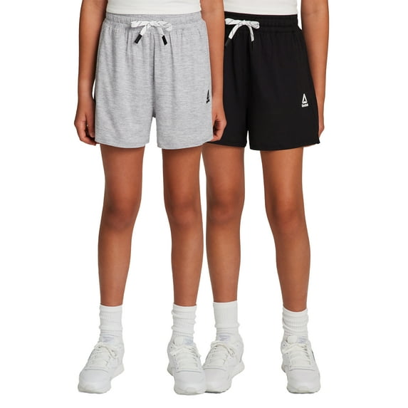 Reebok Girl’s Athletic Balance Gym Short, 2-Pack, Sizes 4-18