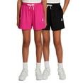 thumbnail image 1 of Reebok Girl’s Athletic Balance Gym Short, 2-Pack, Sizes 4-18, 1 of 15