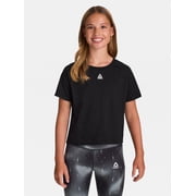 Reebok Girl’s Athletic Boxy Short Sleeve Graphic T-Shirt, Sizes 4-18