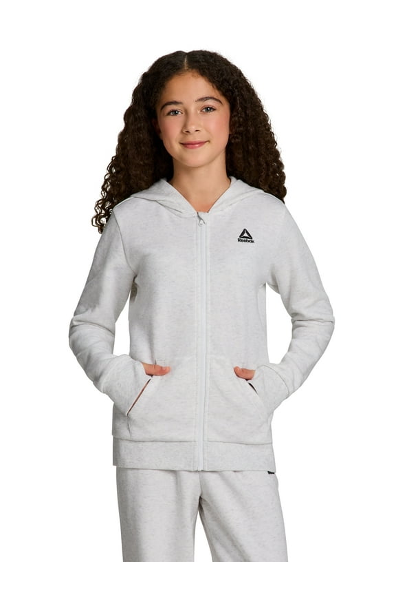 Girl’s Game Day Fleece Full Zip Hoodie, Sizes 4-18
