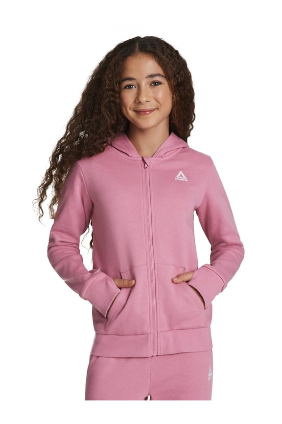 Girl’s Game Day Fleece Full Zip Hoodie, Sizes 4-18