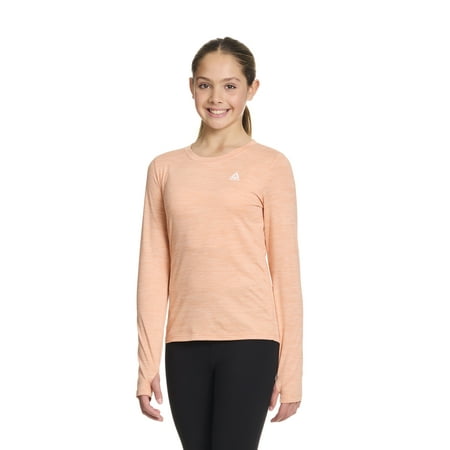 Reebok Girl’s Athletic Long Sleeve Performance Top, Sizes 4 – 18