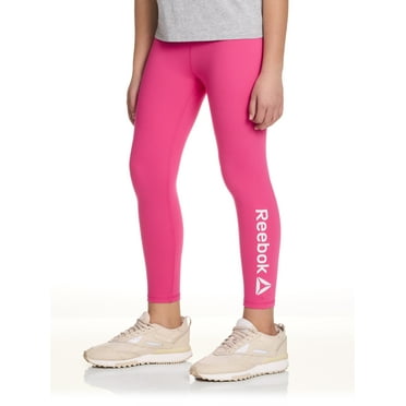 Reebok Girl's Athletic Solid 7/8 Core Legging, Sizes 4-18