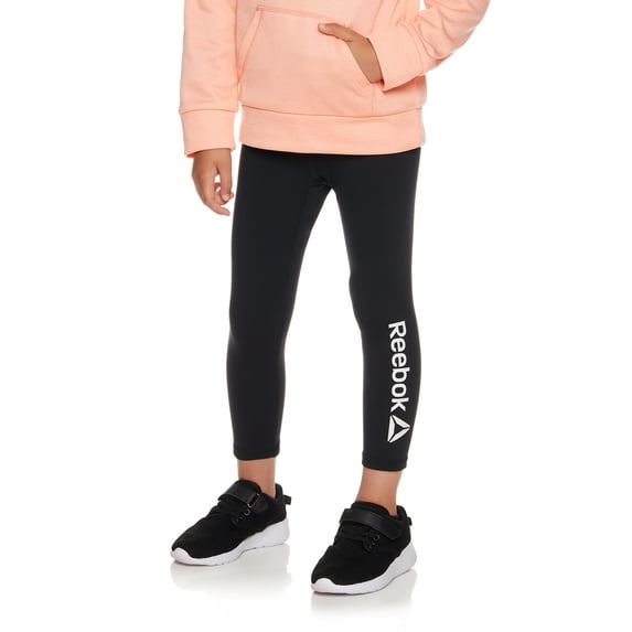 Reebok Girl's Athletic Solid 7/8 Core Legging, Sizes 4-18