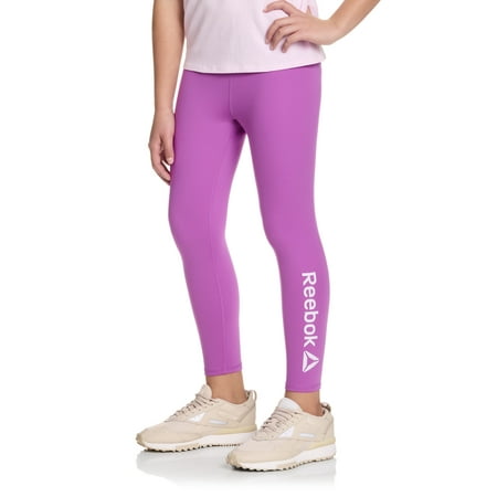 Reebok Girl's Athletic Solid 7/8 Core Legging, Sizes 4-18