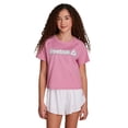 thumbnail image 1 of Reebok Girl's Athletic T-Shirt & Flutter Short, 2-Piece Set, Sizes 4-18, 1 of 10