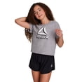 thumbnail image 1 of Reebok Girl's Athletic T-Shirt & Flutter Short, 2-Piece Set, Sizes 4-18, 1 of 10