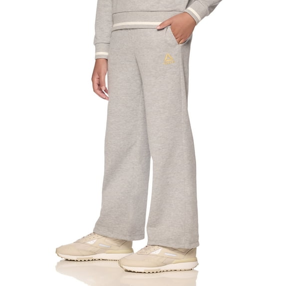 Reebok Girl’s Athletic Varsity Wide Leg Sweatpants, Sizes 4 – 18