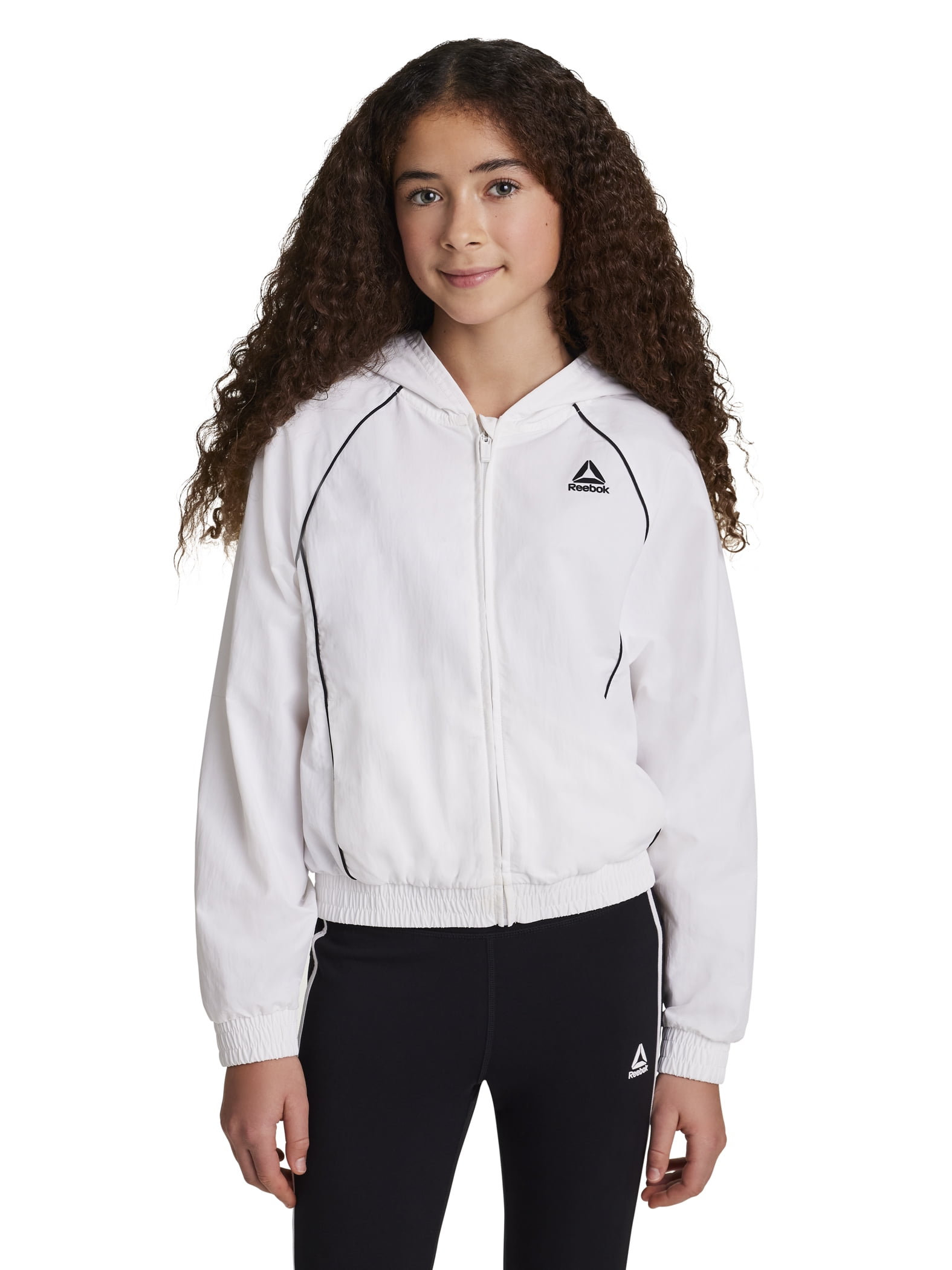 Reebok Girl’s Breeze Full-Zip Jacket, Sizes 4-18