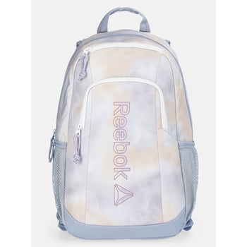 Reebok Kids' 18" Celeste Laptop Backpack, Lilac/Peach