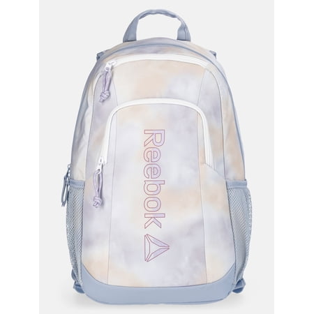 Reebok Kids' 18" Celeste Laptop Backpack, Lilac/Peach