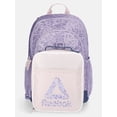 thumbnail image 1 of Reebok Kids' Charlie 17" Laptop Backpack and Lunch Bag Set, 2-Piece, Lavendar Leopard, 1 of 5