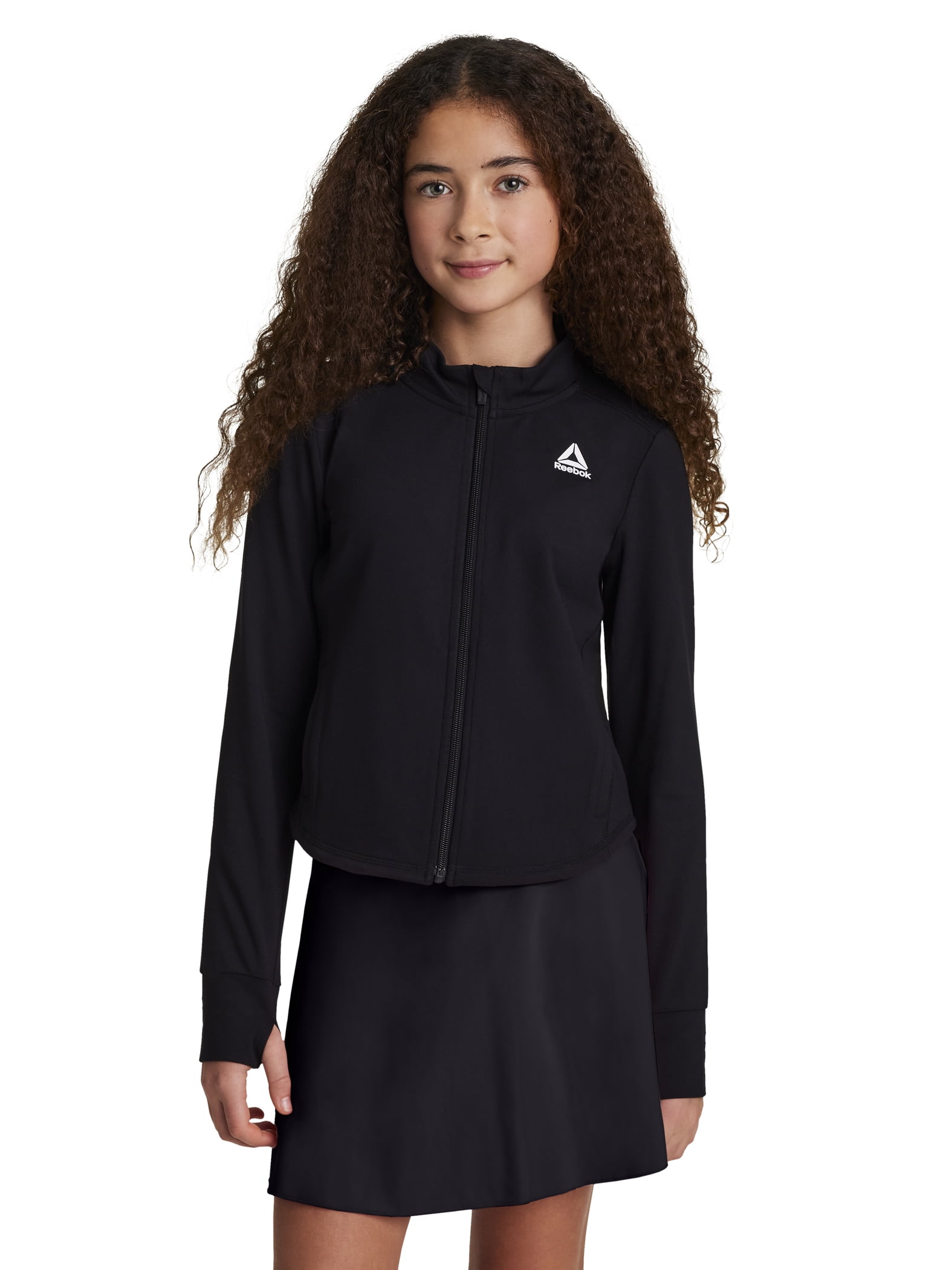 Reebok Girl's Courtside Performance Jacket, Sizes 4-18