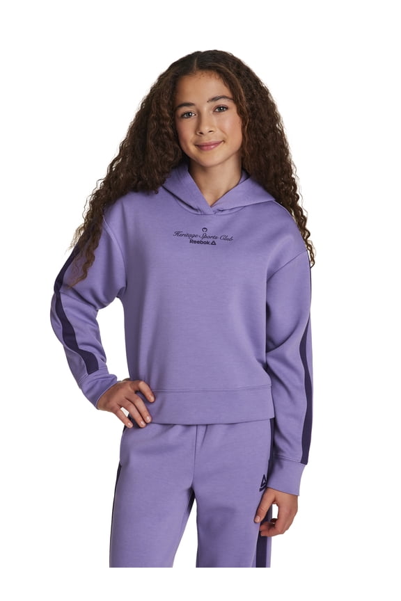 Girl's Effortless Pullover Hoodie, Sizes 4-18