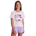 thumbnail image 1 of Reebok Girl's Floral Fun Graphic T-Shirt, Sizes 4-18, 1 of 7