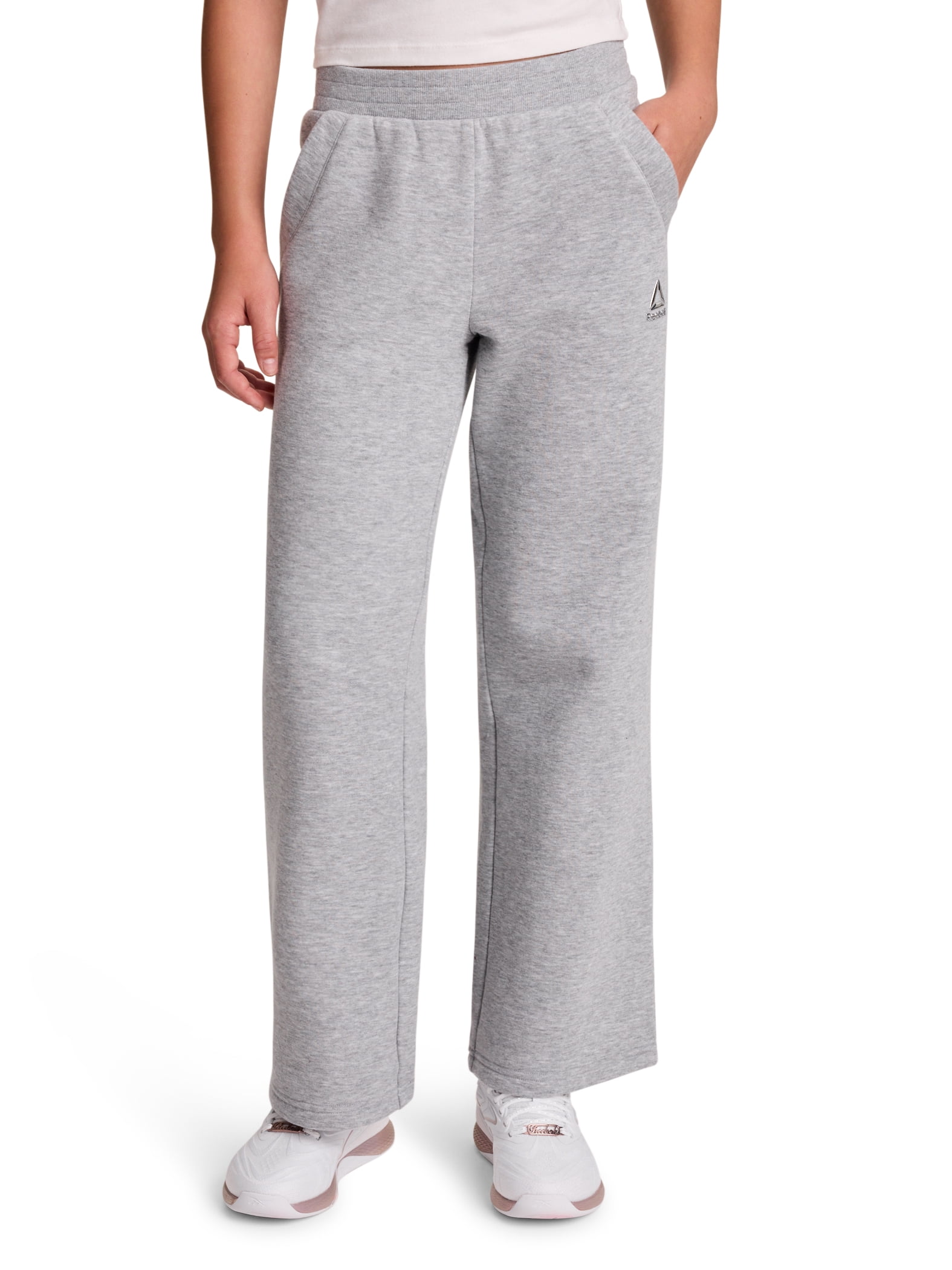 Reebok Girl's Game Day Fleece High Waisted Puddle Pant, Sizes 4-18
