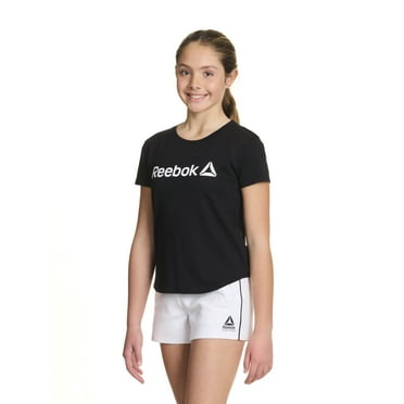 Reebok Girl's Identity Short Sleeve T-Shirt, Sizes 4-18
