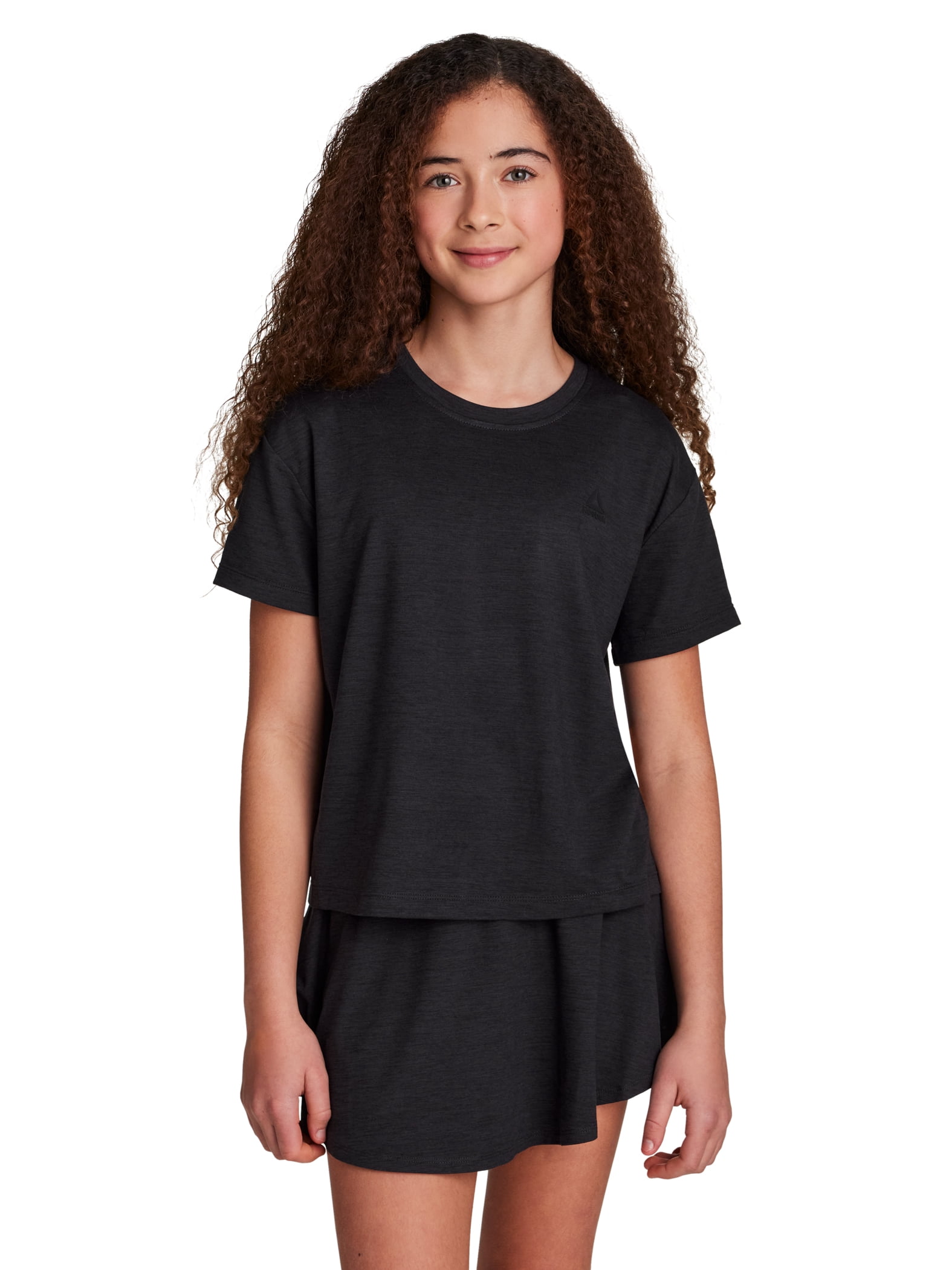 Reebok Girl's Legacy 2.0 Meet & Greet Short Sleeve Performance Top, Sizes 4-18