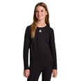 thumbnail image 1 of Reebok Girl's Legacy Side Ruched Long Sleeve Performance Top, Sizes 4-18, 1 of 8