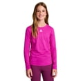 thumbnail image 1 of Reebok Girl's Legacy Side Ruched Long Sleeve Performance Top, Sizes 4-18, 1 of 8