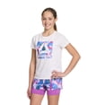 thumbnail image 1 of Reebok Girl’s Printed Short Sleeve Graphic T-Shirt, Sizes 4-18, 1 of 6