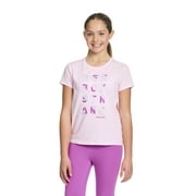 Reebok Girl’s Printed Short Sleeve Graphic T-Shirt, Sizes 4-18