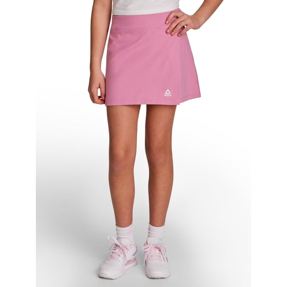 Reebok Girl's Performance Skort with Built-In Shorts, Sizes 4-18