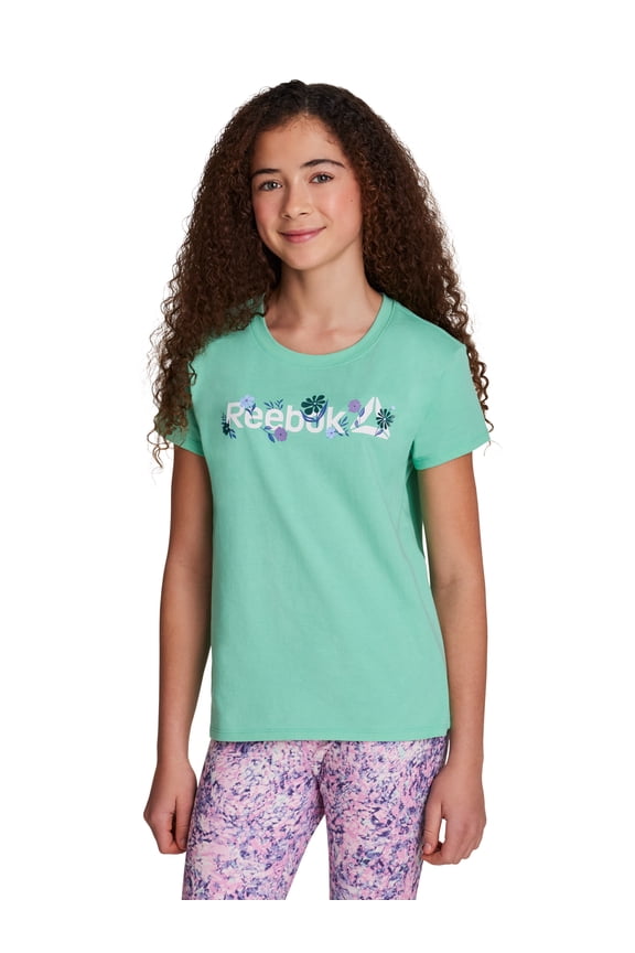Girl’s Printed Short Sleeve Graphic T-Shirt, Sizes 4-18