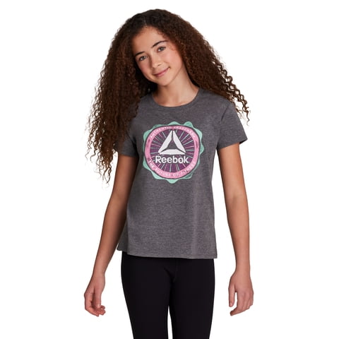 Girl’s Printed Short Sleeve Graphic T-Shirt, Sizes 4-18