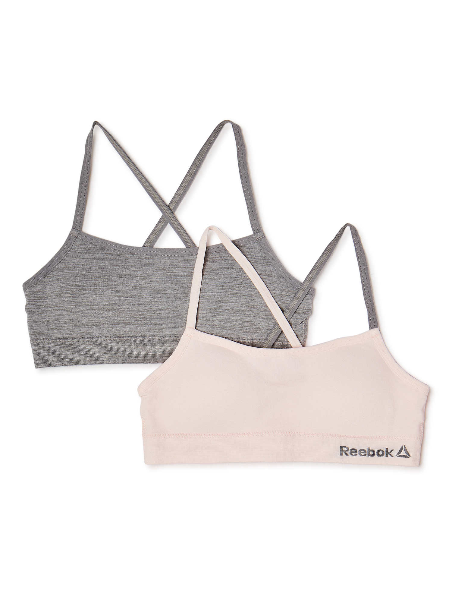 Reebok Girl's Seamless Strappy Bralettes, 2-Pack - image 1 of 4