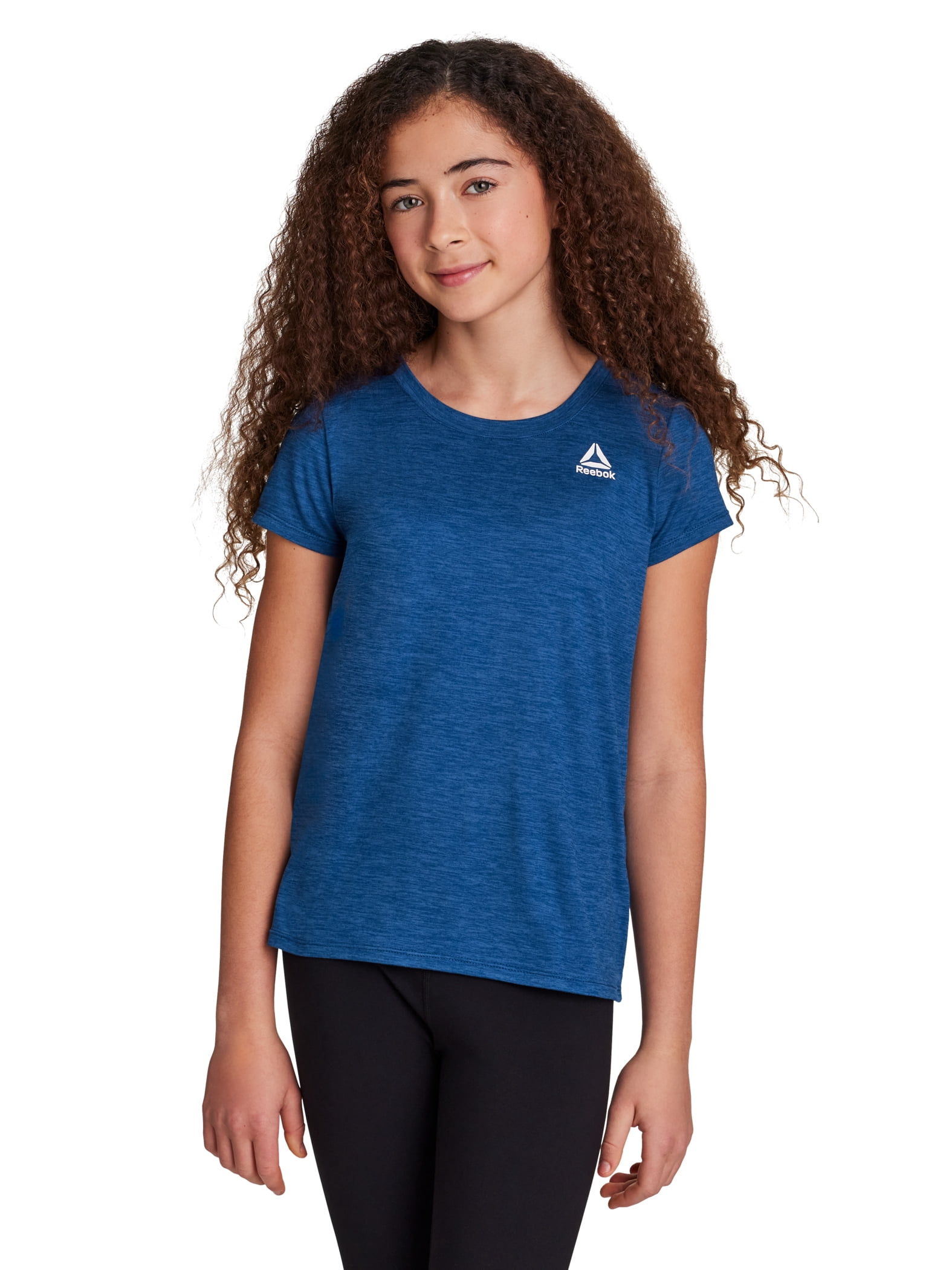Reebok Girl's Short Sleeve Performance T-Shirt, Sizes 4-18