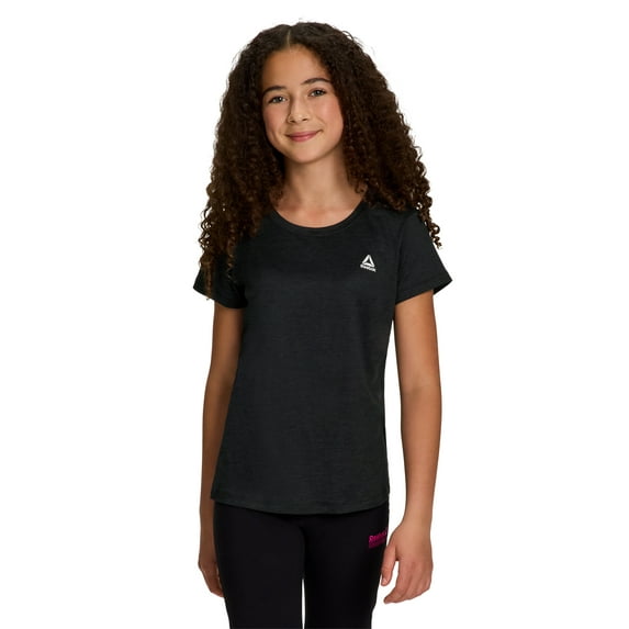 Reebok Girl's Legacy Performance Short Sleeve T-Shirt, Sizes 4-18