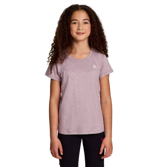 Reebok Girl's Legacy Performance Short Sleeve T-Shirt, Sizes 4-18