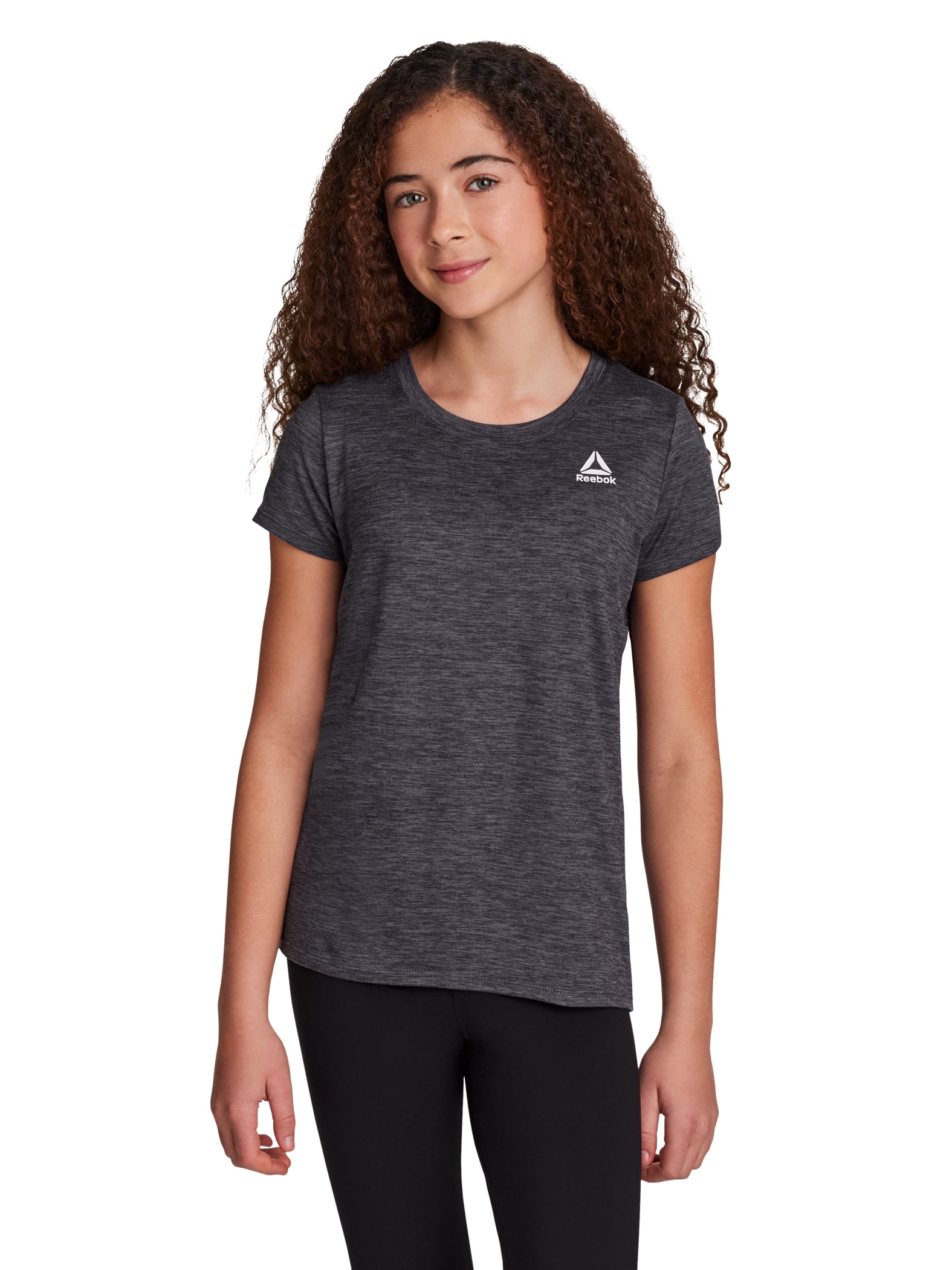 Reebok Girl's Short Sleeve Performance T-Shirt, Sizes 4-18