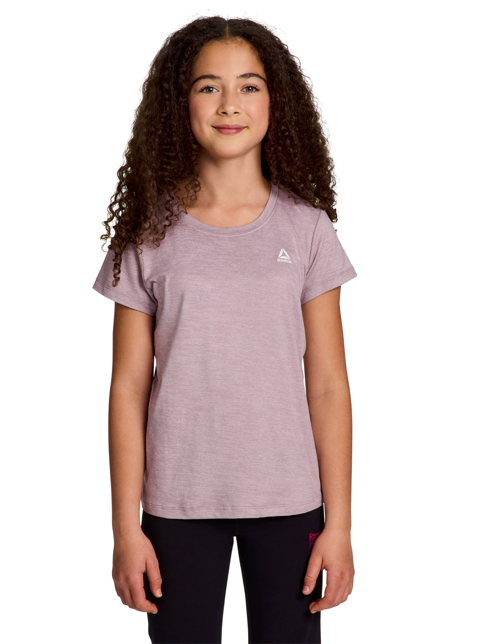 Reebok Girl's Legacy Performance Short Sleeve T-Shirt, Sizes 4-18