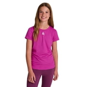 Reebok Girl's Legacy Short Sleeve Ruched Performance Top, Sizes 4-18