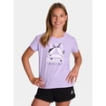 thumbnail image 1 of Reebok Girl's Sport Chic Graphic T-Shirt, Sizes 4-18, 1 of 7