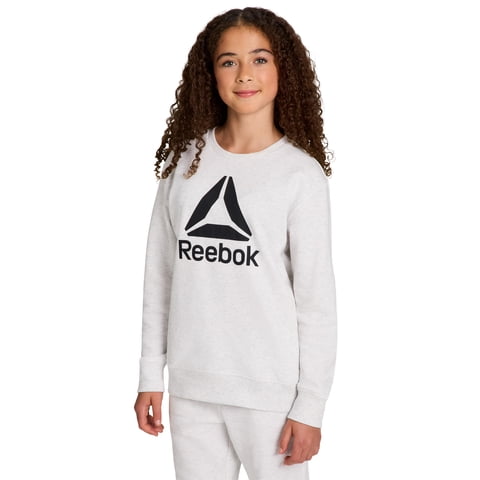 Reebok Girl's Game Day Fleece Crewneck, Sizes 4-18