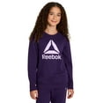 thumbnail image 1 of Reebok Girl's Game Day Fleece Crewneck, Sizes 4-18, 1 of 5
