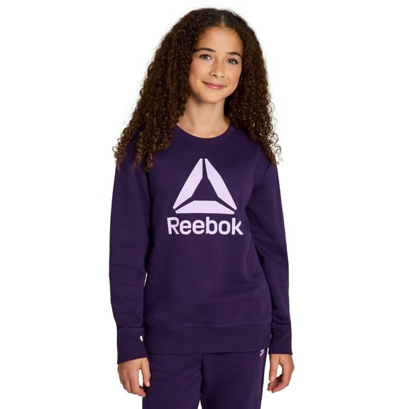 Reebok Girl's Sport Core Crewneck Sweatshirt, Sizes 4-18