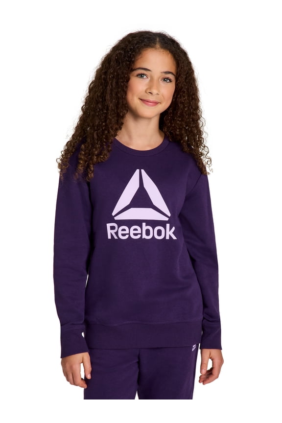 Girl's Game Day Fleece Crewneck, Sizes 4-18
