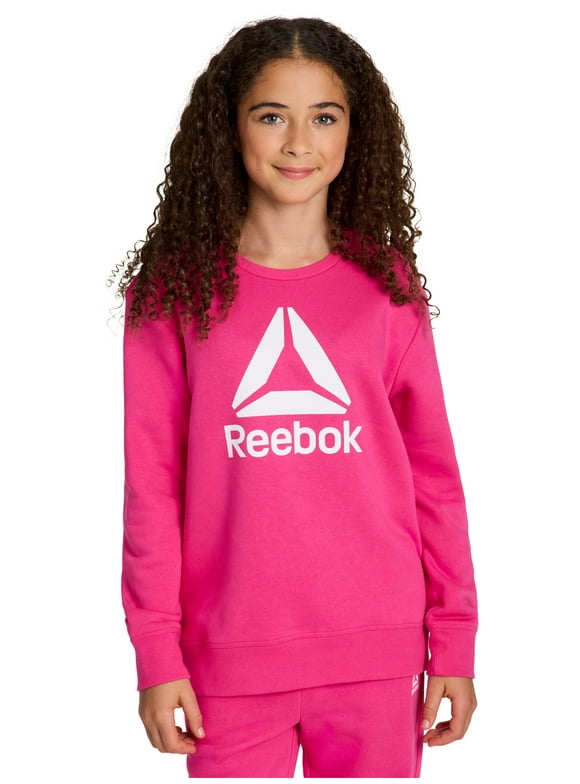 Girl's Game Day Fleece Crewneck, Sizes 4-18