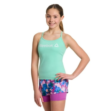 Reebok Girl's T-Back Bra Tank, Sizes 4-18