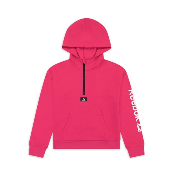 Reebok Girls’ Active Thrive Half Zip Hoodie, Sizes 4-18