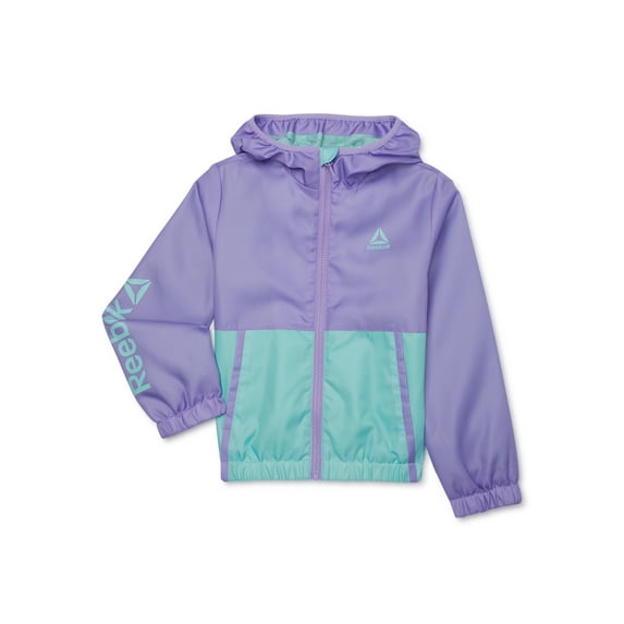Reebok Girls Color Block Windbreaker Jacket, Sizes 4-18