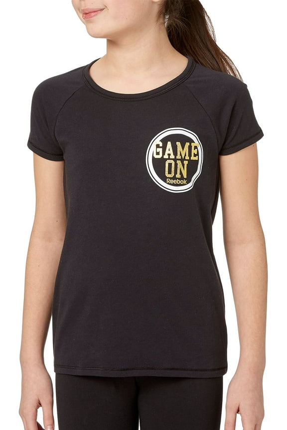 Girls' Cotton Raglan T-Shirt