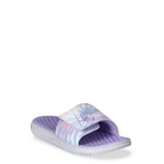 Reebok Girls Dual Density Comfort Slide Sandals with Adjustable Strap, Sizes 13-5