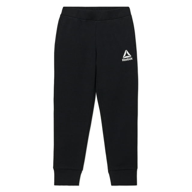 Reebok Girls Fleece Joggers with Pockets, Sizes 4-18