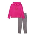 thumbnail image 1 of Reebok Girls Lightweight Jersey Hoodie And Jogger Set, 2 Piece, Sizes 4-18, 1 of 6